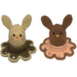 Conejo De Pascua Amigurumi Tejido A Mano Crochet
