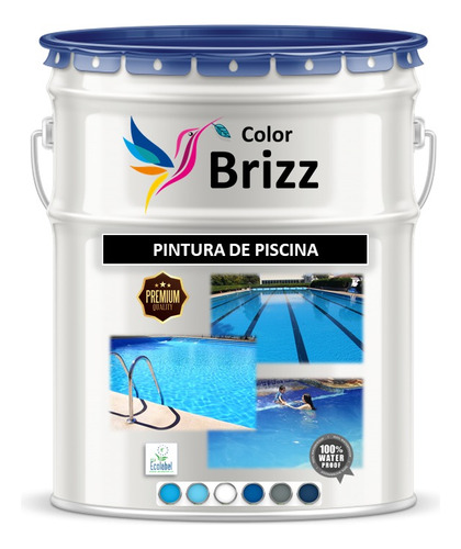 Pintura Para Piscina Baum Y Brizz (tineta) Colores V