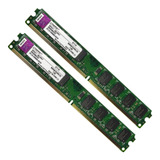 Kit Memória Ddr2 667mhz 4gb (2x 2gb) Para Intel E Amd Novo 