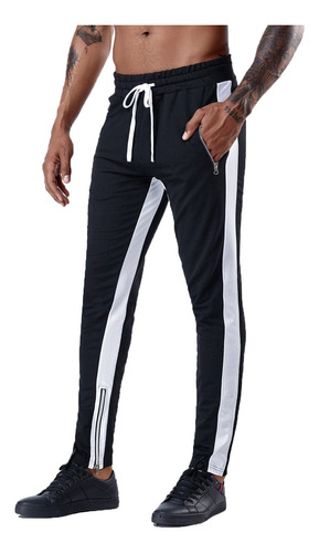 Pants Cómodo Deportivo Casual Jogger Gym Con Bolsas