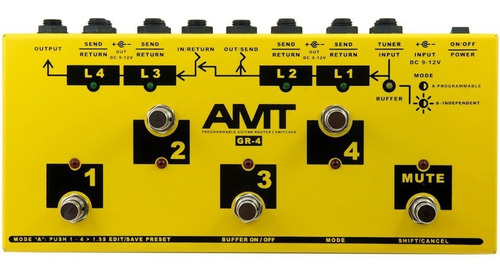 Amt Gr-4 Controlador Programable Para Pedales