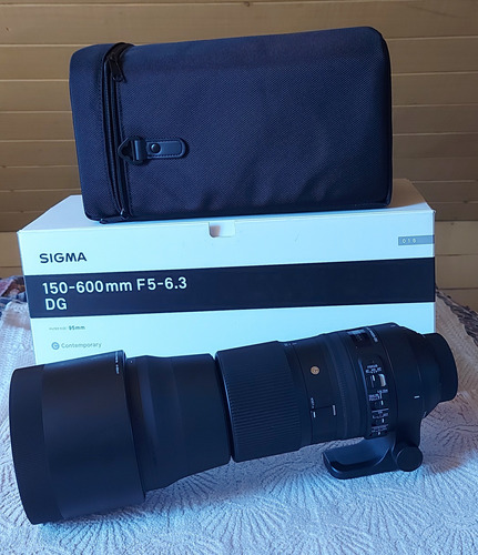 Sigma 150-600mm F/5-6.3 Dg  Para Nikon F -conversable-