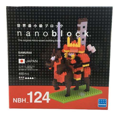 Nanoblock Samurai Con Caballo Rompecabezas 3d