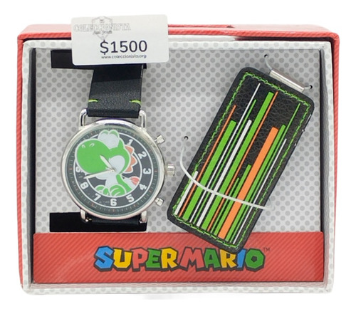 Reloj De Pulersa Con Yoshi Super Mario
