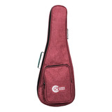 Bag Para Ukulele Concert Custom Sound Vinho