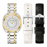 Relógio Bulova Duality Diamond Quartz Feminino 98x134 Cor Da Correia Prateado Cor Do Bisel Prateado Cor Do Fundo Madrepérola