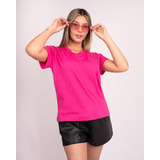 Remera Basicas Mujer 100% Algodon Premium Del M Al Xxl 