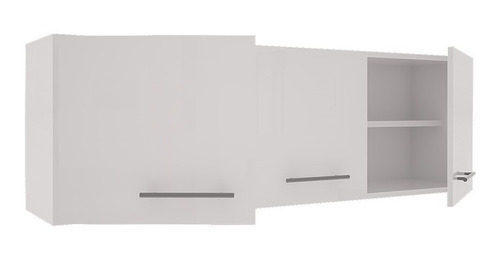 Alacena 140cm 3 Puertas Melamina C/ Estante Orlandi Cocina