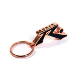 Llavero Keychain Logo Rose Gold Rusty Original Unisex