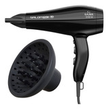 Secador Gama Salon Pro 3d 2100w Com Difusor De Cachos Cor Preto 220v