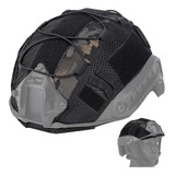 Forro Para Casco Táctico Militar Fast Airsoft Negro Multicam