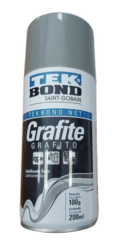 Grafito Lubricante Seco En Aerosol Tek Bond 200ml