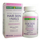 Vitamina Hair Skin Nails Nature's Bounty Importada