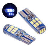 Par Pingo T10 Super Led Silicone Efeito Xenon 8000k