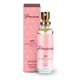 Perfume Feminino Preciosa 15ml Amakha Paris Fragrância Floral Amadeirado Noite Edp Fixação Spray Presente Notas