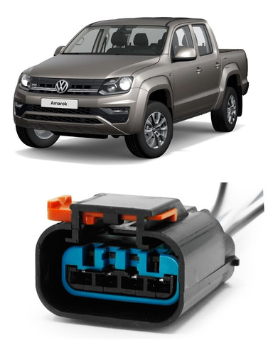 Plug Conector Caixa Tração 4x4 Amarok 2.0 Volkswagen