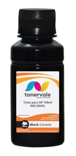 Tinta Para Hp 664 Black - Impressoras Hp 3636 2136 1115 4536