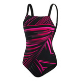 Malla Speedo Amberglow Print Shaping Natacion Mujer