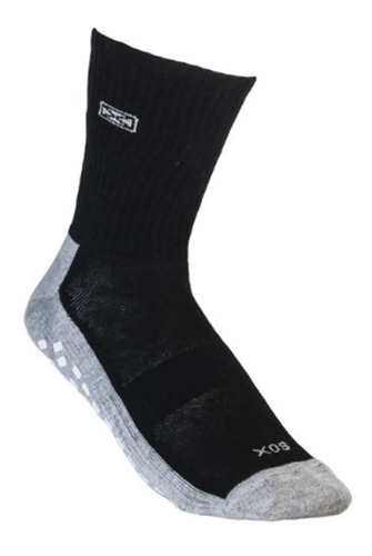 Medias Antideslizantes Sox Futbol Fitness Deportiva  Negro