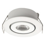 Downlight Led Studio Redondo 3w Luz Cálida