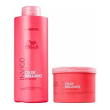 Wella Invigo Color Brilliance Kit Shampoo 1l + Máscara 500ml