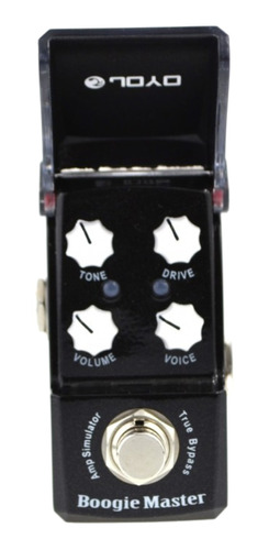 Pedal De Efecto Joyo Ironman Boogie Master Jf-309  Negro