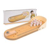 Juguete De Bolos De Mesa Para Niños, Juego De Mesa De Madera