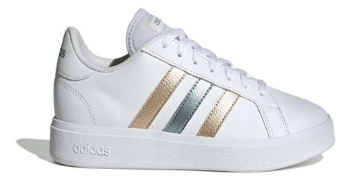 Tenis adidas Grand Court Base 2 0 Feminino - Bco/dourado