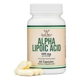 Ácido Alfa Lipoico 600 Mg Por Porción, 60 Cápsulas (proba