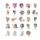 Princesas Disney 25 Vector Pack Para Imprimir Cutie