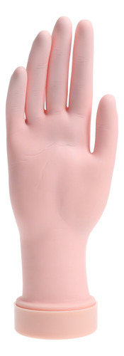 Modelo Manual De Goma Flexible Para Practicar Uñas Con Ajust