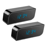 Combo X2 Mini Cámaras Reloj Espía Hd Wifi Monitoreo En Vivo