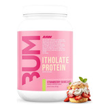 Proteina Isolatada Cbum Raw Nutrition 1.72 Lbs Todo Sabor Sabor Strawberry Bumcacke