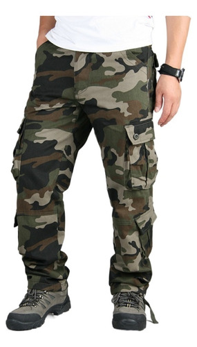 Pantalones De Trabajo De Combate De Camuflaje Para Hombres