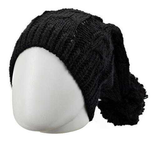 Touca Lã Gorro Feminina Inverno Pompom Toca Cores Frio Capuz