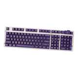 Perfil Sa 108 Chaves Kit Keycaps Para Letras Brancas Roxas.