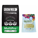 Kit Sustrato Growmix Indoor 20 Lt + Trichoderma 50 Gr Pr6-*