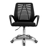 Cadeira De Escritório Tgttgt-ofc-001 Tgt Ergonômica  Preta Com Estofado De Mesh