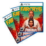 Combo Com 3 Far Cry 6 Ps5 Midia Fisica