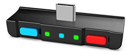 Transmisor Bluetooth 5.0 Homespot Nintendo Switch Azul/rojo