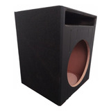 Cajón Para Subwoofer Porteado De 12 Pulgadas Color Negro