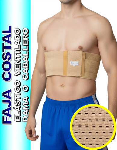 Soporte Faja Costal Transpirable Unitalla Para Costillas