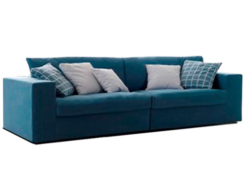 Sillon Sofa 3 Cuerpos 2.50 Premium 2 Modulos Simil Cuero 