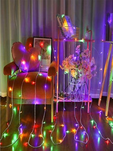 Luces Navideñas Serie 10mts Decoracion De Navidad 100 Leds