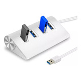 Hub Usb De 4 Puertos Usb 2.0 Para iMac O Pc, Plateado