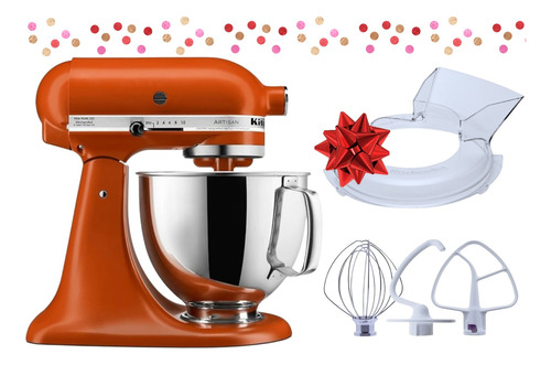 Batidora De Pedestal Kitchenaid Artisan Ksm150pssc Naranja