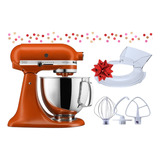 Batidora De Pedestal Kitchenaid Artisan Ksm150pssc Naranja