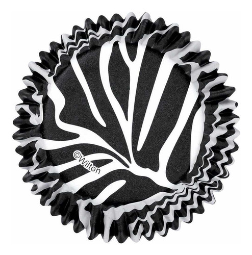 36 Cápsulas Moldes Zebra Papel Aluminio Pasteleria Wilton