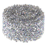 1 Yarda 30mm Ribete Rhinestone Ajuste Cristal Aplique Encaje