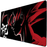 Mouse Pad Grande Goku Dibujo Artistico Anime Arte 40x90cm